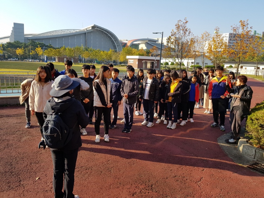 진도 군내중학교 `자유학기 교과연계 진로체험` 2017.10.31. 11. 1.